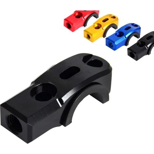 Rotating Bar Clamp M8 Handlebar Mirror Mount Holder Adaptor For KTM Husqvarna Suzuki Honda Kawasaki Yamaha BMW 125 250 350 450