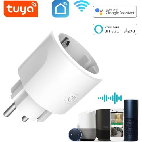 WiFi Smart Plug Outlet Wireless Power Socket Tuya Humidifier Remote Control Voice Control Alexa Google Home No Hub Required EU