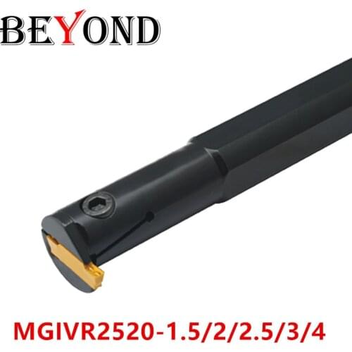 BEYOND MGIVR2520 MGIVR2520-2 cnc turning tool holder Grooving Internal lathe tools Inner Hole carbide inserts MGMN MGIVR2520-3