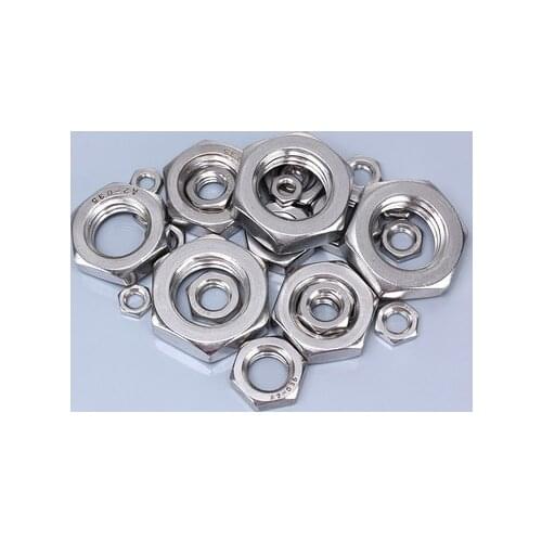 3/4-16 7/8-14 thin hexagon nuts lock self-locking nut anti-loose sleeves fine thread fastening sleeve