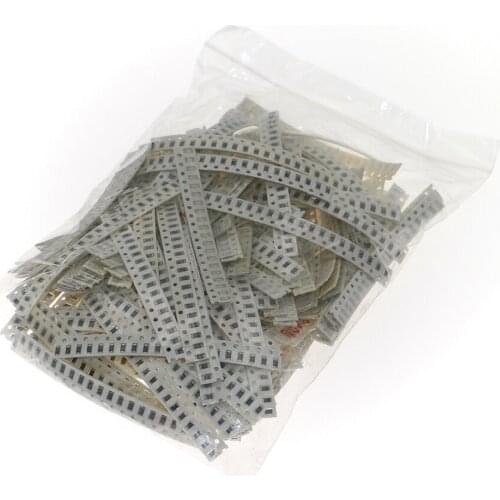 3400Pcs/lot 0R~10MR 170Value 1/4W ±5% 1206 Chip Fixed SMD Resistor Kit set