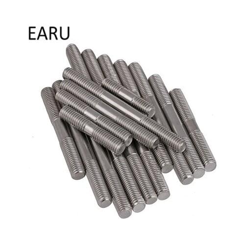 M6*40/50/60/70/80-150mm Metric Standard 316 stainless steel stud bolts screw Bolt Double Head stud srod
