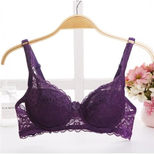 Women Lace Push Up Bras Womens Fashion Push-Ups 3/4 Coverage Sexy Bras Tops Casual Bustiers Women Push Up Bras Gather