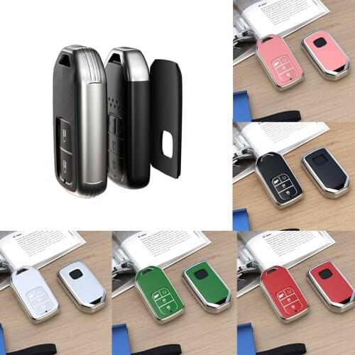 TPU Car Key Case Cover For Honda Accord EX EXL Civic Crv Crz Hrv Pilot Ridgeline 2016 2017 2018 Keychain FOB Auto Accessories