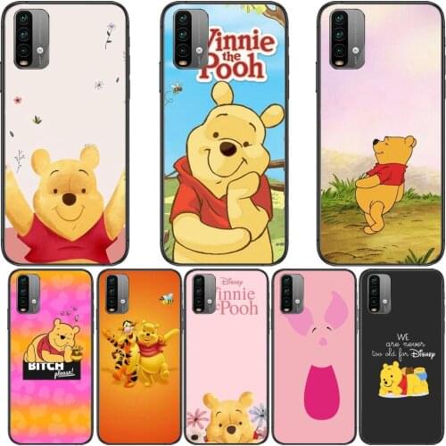 Sunshine Winnie Bear Phone Case For XiaoMi Redmi 11 lite 9C 8A 7A Pro 10T 5G Cover Mi 10 Ultra Poco M3 X3 NFC 8 SE cover