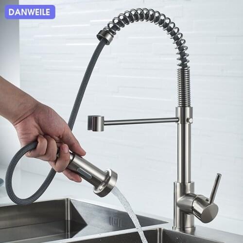 Выдвижные кухонные смесители DANWEILE China At AliExpress