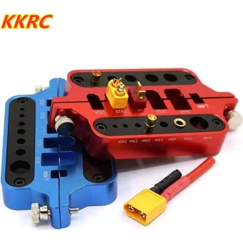 RC Car Tool Metal Mini T Plug XT60 XT90 Connector Welding Station Soldering Tool Holder for RC Model Car Boat Drone