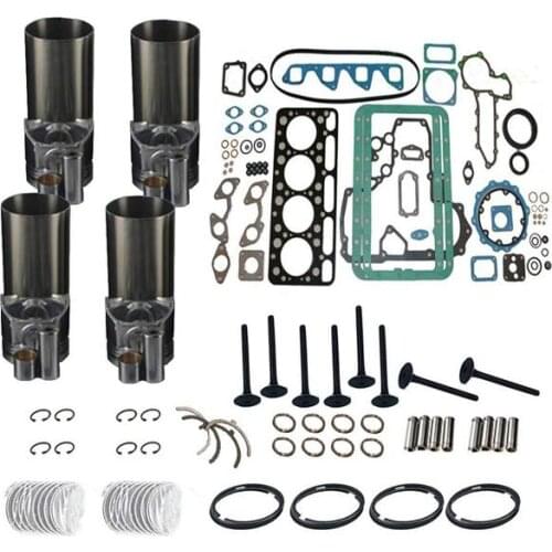 Overhaul Rebuild Kit 8-97095-585-0 8-97095-664-7 8-97146-520-2 8-97186-589-4 Fit for Isuzu 4HF1 Diesel Engine Forklift Truck