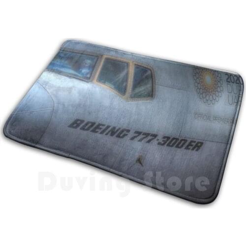 Qatar Boeing 777-300er Carpet Mat Rug Cushion Soft Pilot Pilot In Cockpit Professional Pilot Qatar Boeing Pilot Pilot