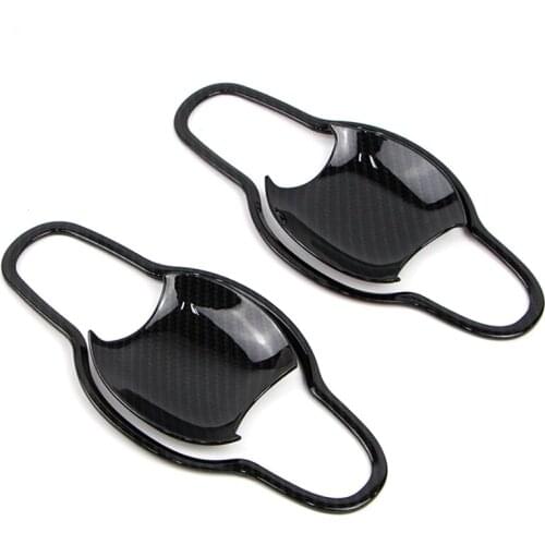 Exterior Door Handle Bowl Cover for Toyota C-HR CHR 2016 2017 2018 2019 2020 2021 Carbon Fiber Style