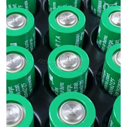 5PCS NEW CR1/2AA CR1/2AA-SLF CR-1/2AA CR1/2 3V lithium battery PLC industrial control 14250 Li-ion battery 3Pin leg