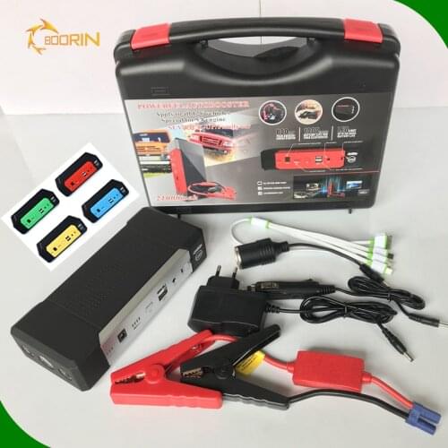 Multi function 5V 12V 24000 mAh jump starter 2000a smart cables battery ms400 emergency 2019 car jump starter