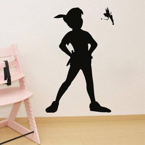 Wall Decal Peter Pan Cartoon Ship Pirates Hook Sticker Bedroom Kids Girls Boys Teenager Room Nursery Wall Decals For Baby L941