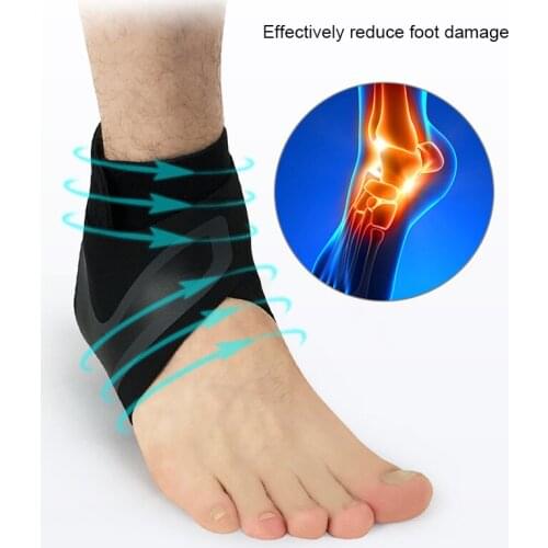 Left/Right Feet Sleeve Ankle Support Socks Compression Anti Sprain Heel Protective Wrap Football Basketball Brace Ankle Support