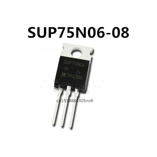 Original 10pcs/ SUP75N06-08 TO-220 60V 75A