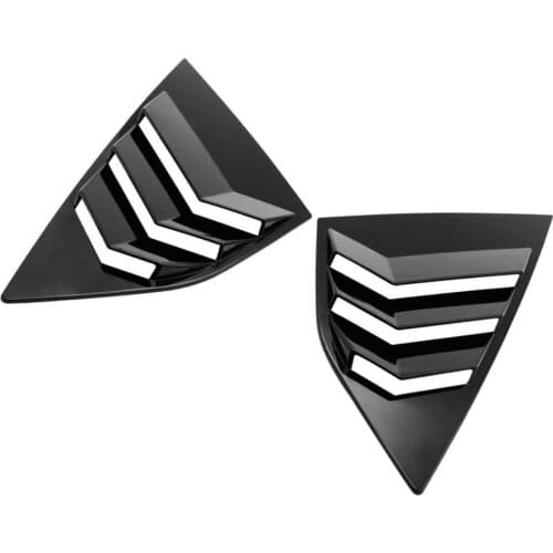 Pair Car Window Blinds Side Trim Decoration For Ford RS MK3 2012-18