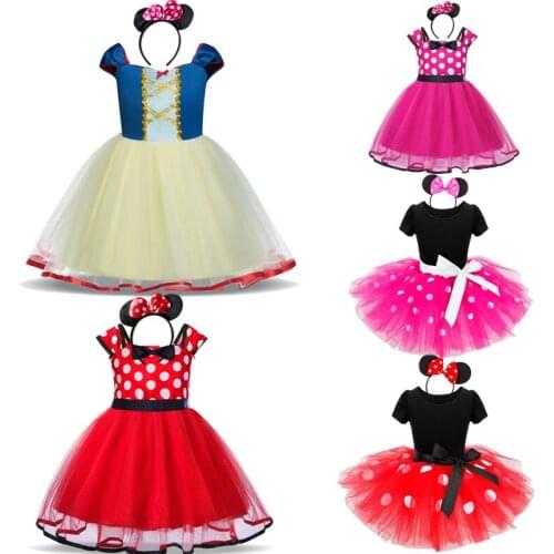 Red Baby Girls Dresses for Kids Christmas Dress Dot Birthday Tutu Dresses Girls Wedding Vestidos for 12 3 4 5 Years Xmas Clothes