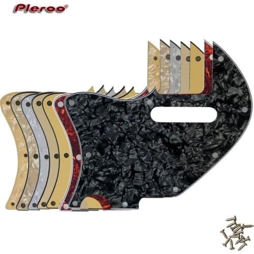 Pleroo Custom Guitar Parts - For US Left Handed Tele Merle Haggard f hole Thinline Guitar Pickguard Scratch Plate Replacement