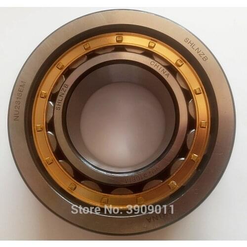 SHLNZB Bearing 1Pcs NU205 NU205E NU205M C3 NU205EM NU205ECM 25*52*15mm Brass Cage Cylindrical Roller Bearings
