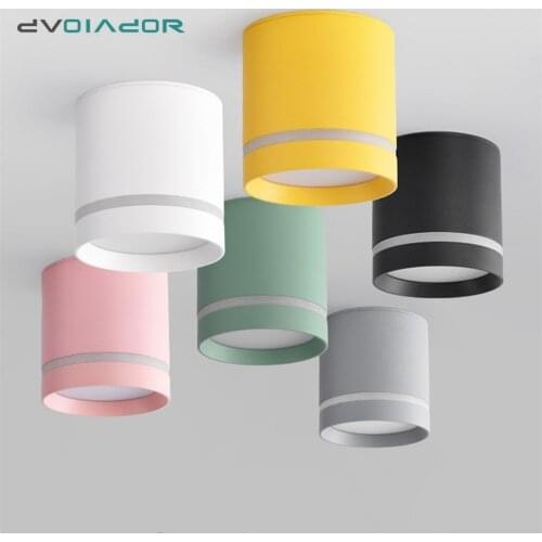 Modern Led Downlight Surface Mounted Ceiling Led Lights 7W 10W 12W Dimmable Spot Led Dimmable Lighting For Living Room Bedroom