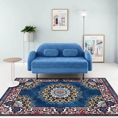 Luxury Vintage European Style Carpets For Living Room Bedroom Area Rugs Parlor Coffee Table Mat Decor Morocco Rug Retro Home Big