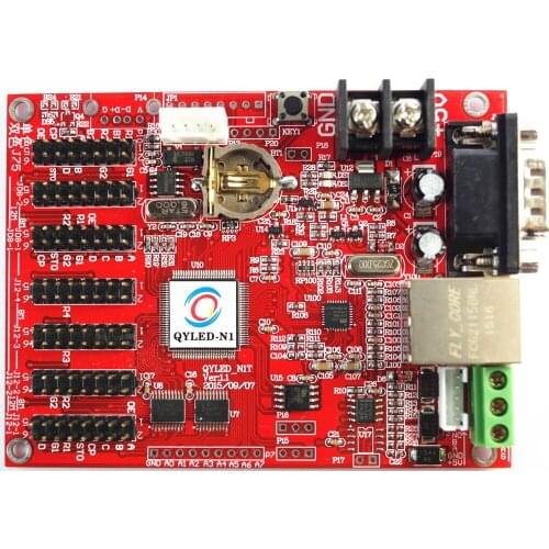 With Font Library, Support the Secondary Development of LED Software, Garage, Parking Lot, QR Code, Network Port LED Control Car