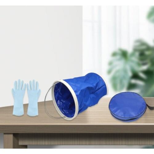 Collapsible 3 Gallon Wash Bucket for Car Washing, Kitchen, Picnic, Dishes and Person During Camping, Hiking and Home