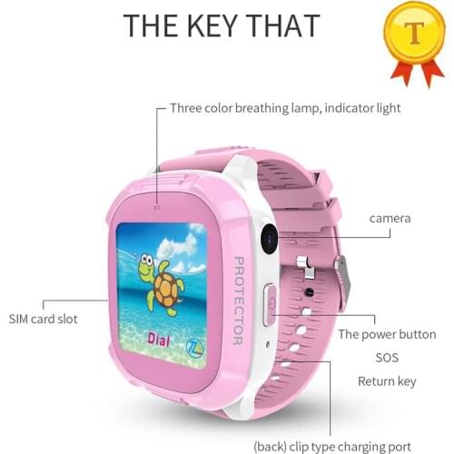 Kids Baby girl Children Monitor Smart gps Watch Safe Phone GPS+LBS+GPRS+SOS Call Locator Anti lost 2G GSM SIM Card pk ds18
