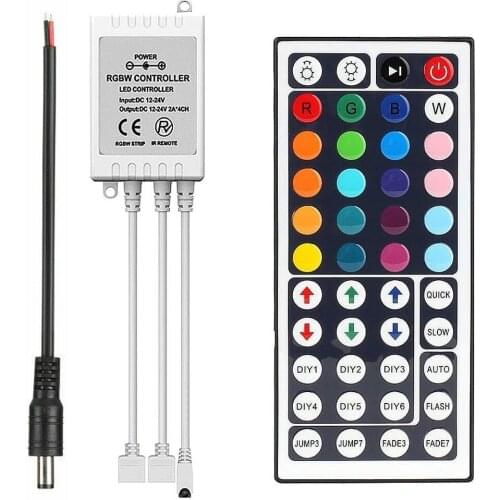 2pcs 10m 3528 Smd Rgb 600 Led Strip Light String Tape+44 Key Ir Remote Control Waterproof String Diode Flexible Ribbon P1