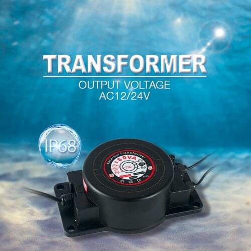 Lighting Transformer 12V 24V 100W 200W IP67 Waterproof Underwater LED Driver Power Supply Adapter LED Pool Light