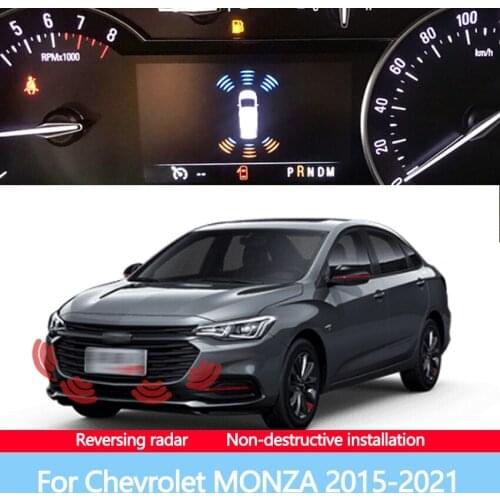 Built-in Installation Front Rear Radar Sound Alarms For Car Reversing Images Suitable For Chevrolet MONZA 2015-2021
