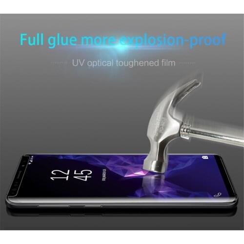 UV Glue Screen Protector For Oppo Find X Full Cover Nano Optics Curved Tempered Glass