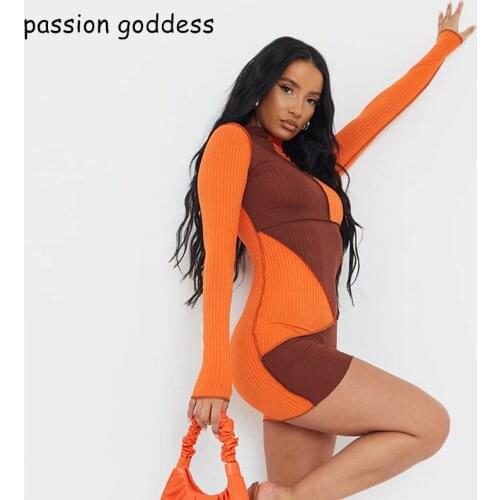 Autumn Women New Dress Turtleneck Long Sleeve Patchwork Cotton Knitting Dress Bodycon Mini Short Party Dress Vestido De Mujer