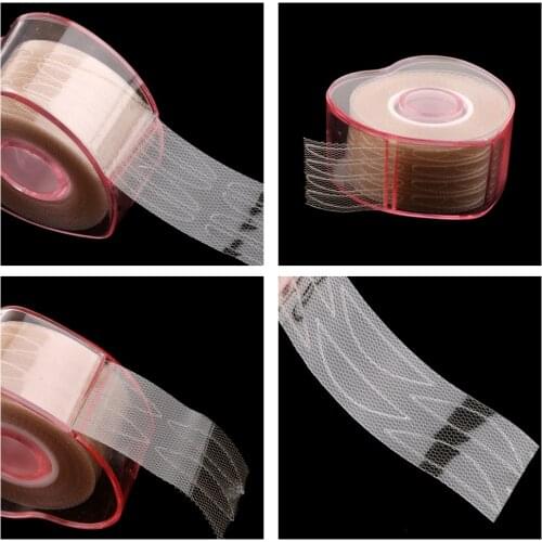 1 Roll Invisible Fiber Double Eyelid Lift Strips Tape Glue Adhesive Stickers