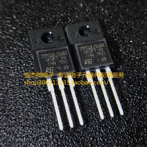 100% New Original Hot Sales 5pcs/lot STPS10LCD100C TO220F 10A 100V