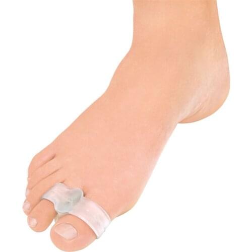 2 Pair Gel 2 Holes Orthotics Bunion Separators Toe Stretchers #8
