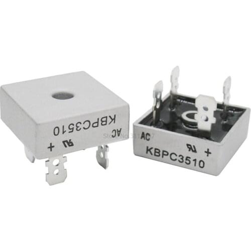 2PCS/LOT KBPC3510 35A 1000V Diode Bridge Rectifier