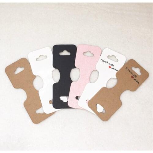 200 pcs 9x3.5cm Multiple styles Necklace Card DIY Bracelet Necklace Display Cards Card Fashion Jewelry Accessories Card Display