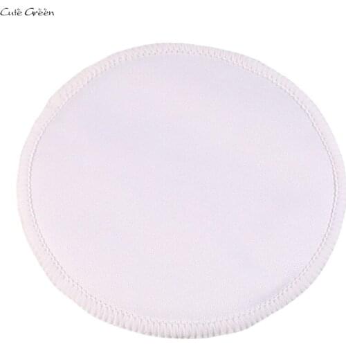 24pcs Reusable Breast Pads Bamboo Bra Inserts For Pregnant Women Breastfeeding Large Absorbency Waterproof PUL Nursing Pads 12cm