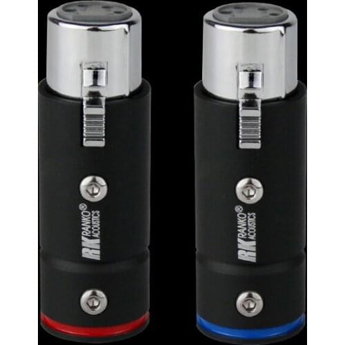 RANKO ACOUSTICS RCBL-1035F Silver-Plated Red Copper High-Performance Copper Housing 4-Pin XLR Connector