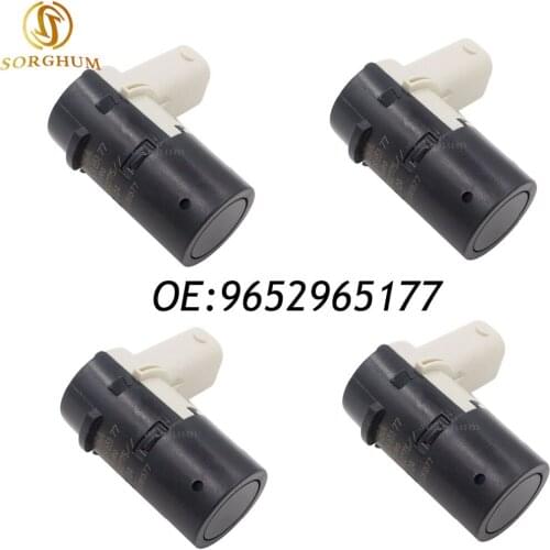 4PCS 9652965177 PDC Parking Sensor For Peugeot 207cc Citroen Renault PSA9652965177