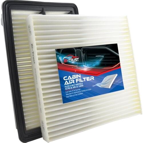 Bi-Trust Engine & Cabin Air Filter for 2013-2015 Acura ILX L4 2.4L 2012-2015/Honda Civic L4 2.4L CF10134