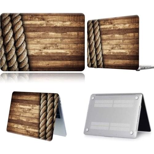 For Apple Macbook 12/Pro 13 A2251 A2289/Pro 13 A2338 Rope And Wood Laptop Case For Funda Macbook Air 13 A2337/Pro 15 16/Air 11