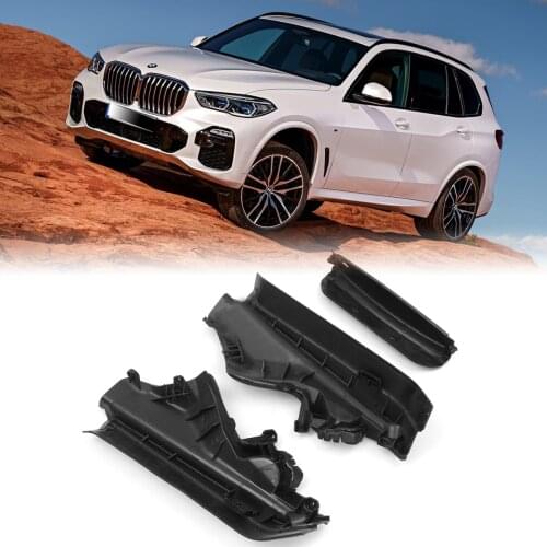 Black Front Engine Upper Compartment Partition Panel For BMW X5 X6 E70 E71 E72 51717169419 51717169420 51717169421 Car Styling