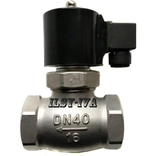 DN25 G1" 24Vdc high temperature and high pressure Piston type steam solenoid valve