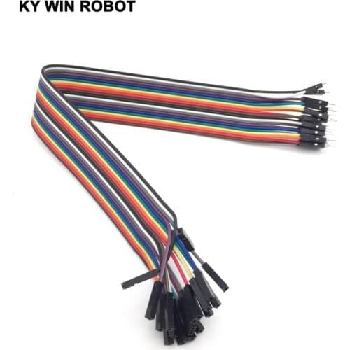 DuPont line 20pcs 30cm 2.54mm 1p-1p Pin Female to Male Color Breadboard Cable Jump Wire Jumper For Arduino
