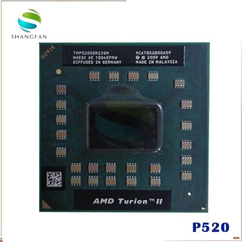 AMD Turion II Dual-Core Mobile P520 - TMP520SGR23GM 2.3Ghz notebook CPU processors Socket S1