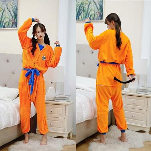 Adult Kids Bathrobe Son Goku Cosplay Costume Bath Robe Sleepwear Pattern Plush Robe Women Men Pajamas Cartoon