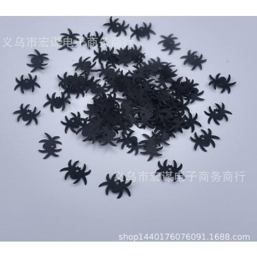 Halloween/spider/100 pieces of a package/Sequins PVC Flat for DIY Card Making Craft Color Collection