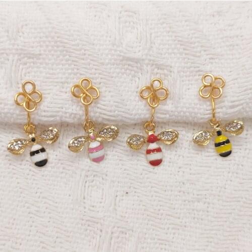 Fake Nose Piercing Ring Cue Bee Shape Wing Nariz Non Piercing Ring Nose Clip Septum Nose Cuff Cartilage Jewelry Unisex Nase Ring